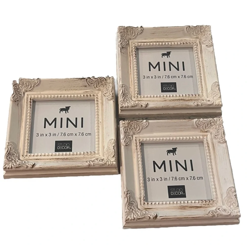 Studio Decor Cream Accent Picture Frames
